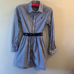 Girls Polo Ralph Lauren Shirtdress Size 12